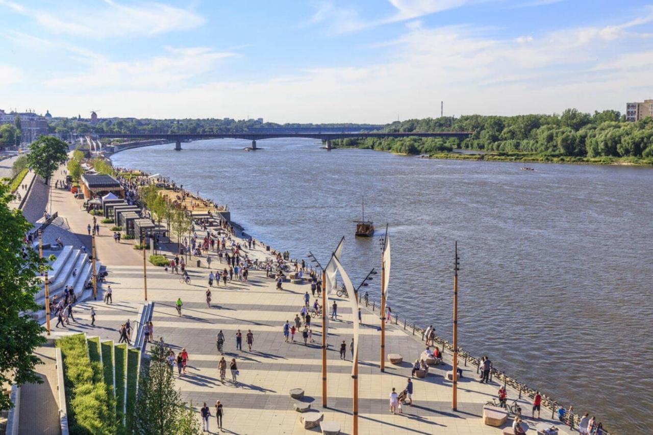 Warsaw Downtown View 3 Rooms 60M2+ Free Garage 2Km Old Town Metro 9Min Tram Εξωτερικό φωτογραφία